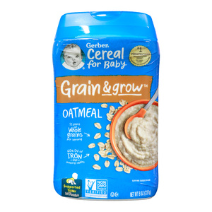 Gerber Grain & Grow Cereal Oatmeal For Baby 227 g