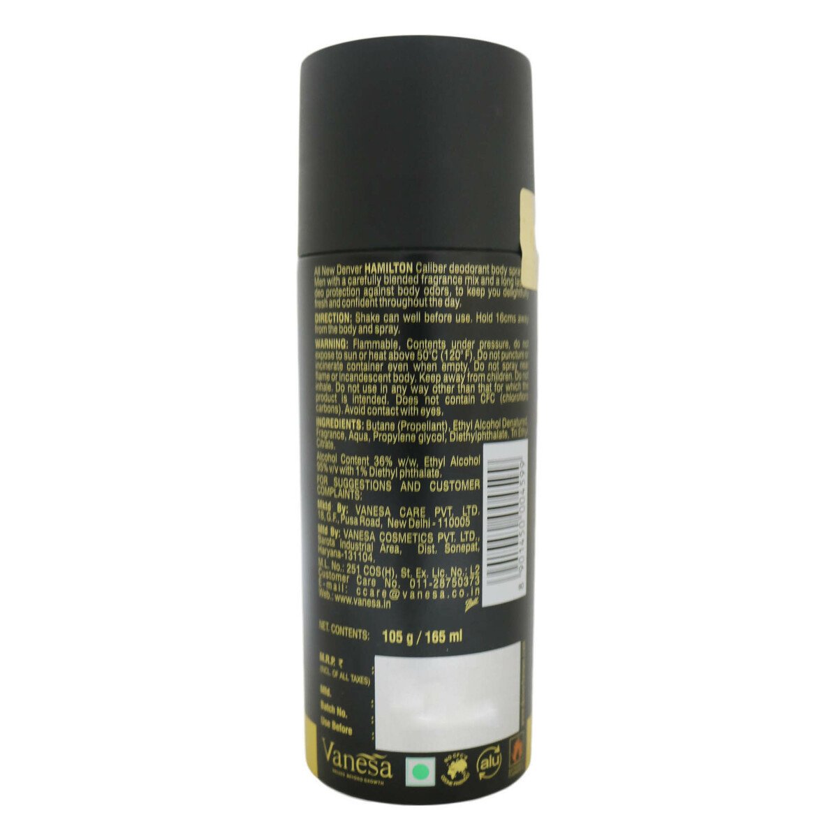 Denver Deodorant Spray Caliber 165ml