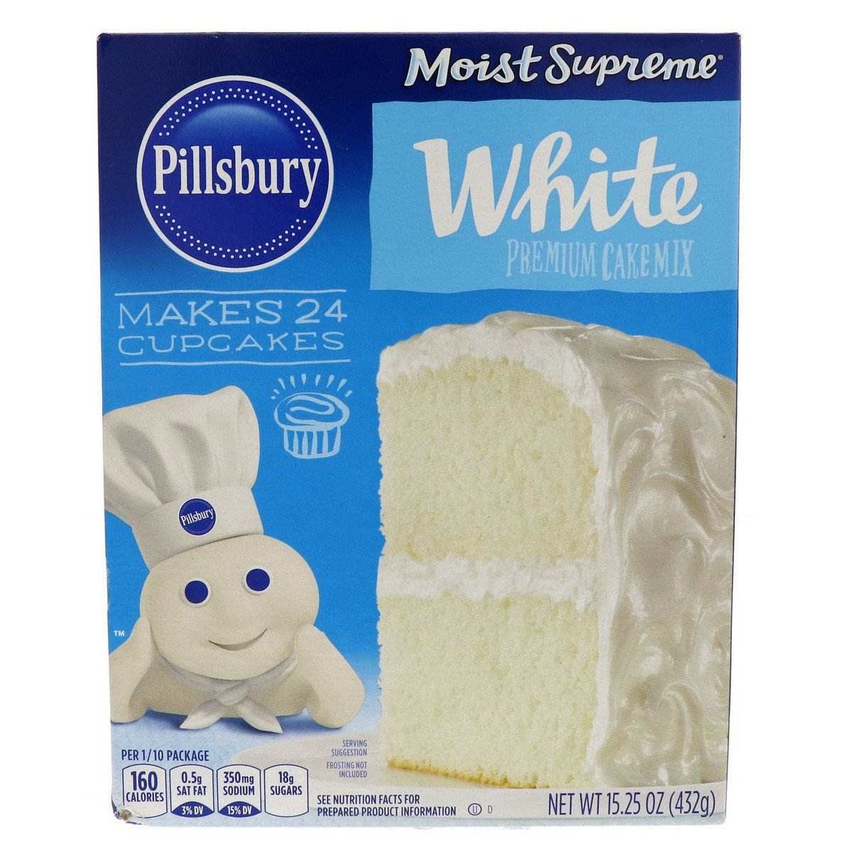 Pillsbury Moist Supreme White Premium Cake Mix 432 g