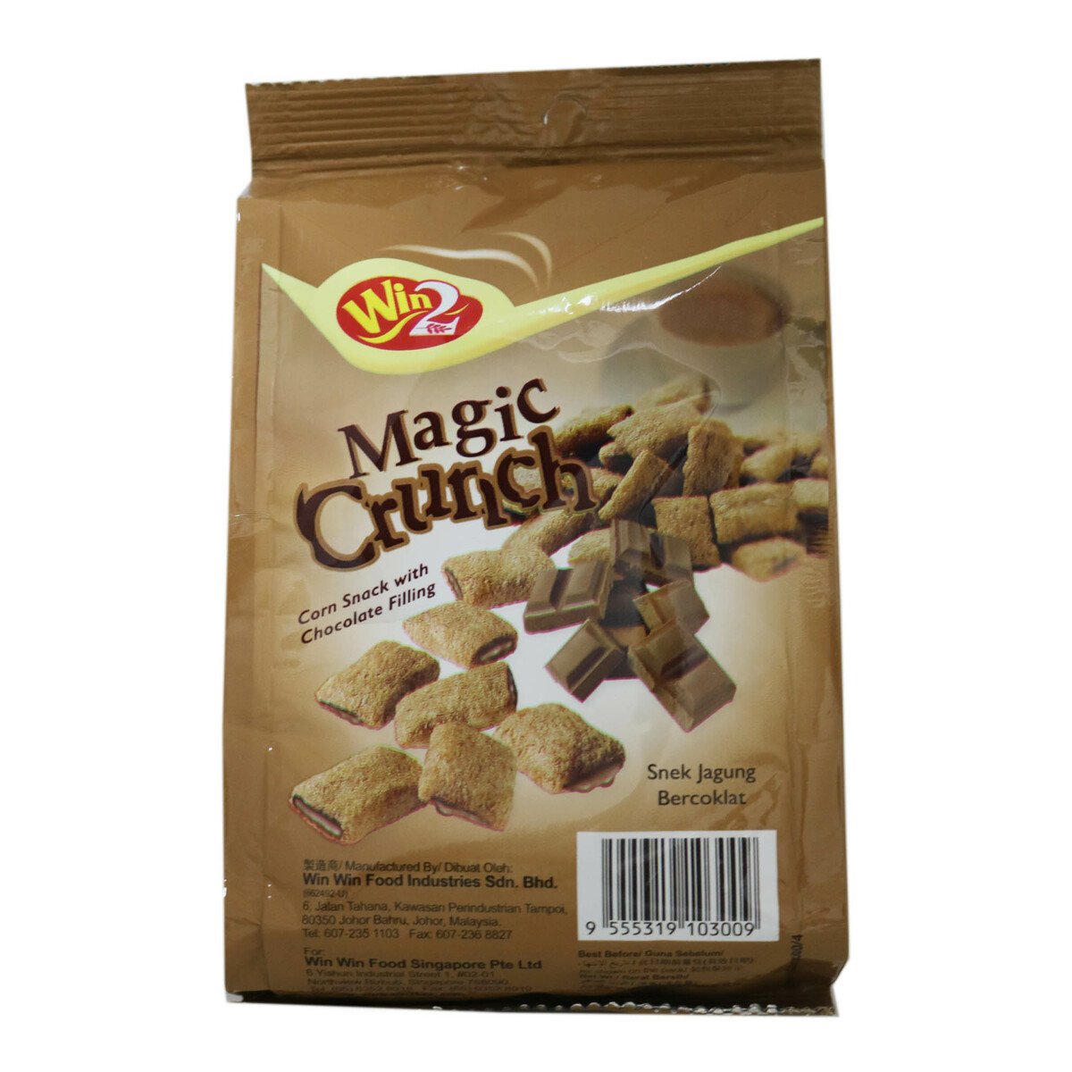 Win2 Magic Crunch Corn Snack With Chocolate 70g