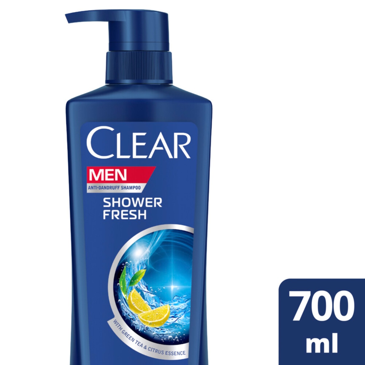 Buy Clear Mens Shower Fresh Anti-Dandruff Shampoo 700 ml Online at Best Price | Shampoo | Lulu KSA in Saudi Arabia