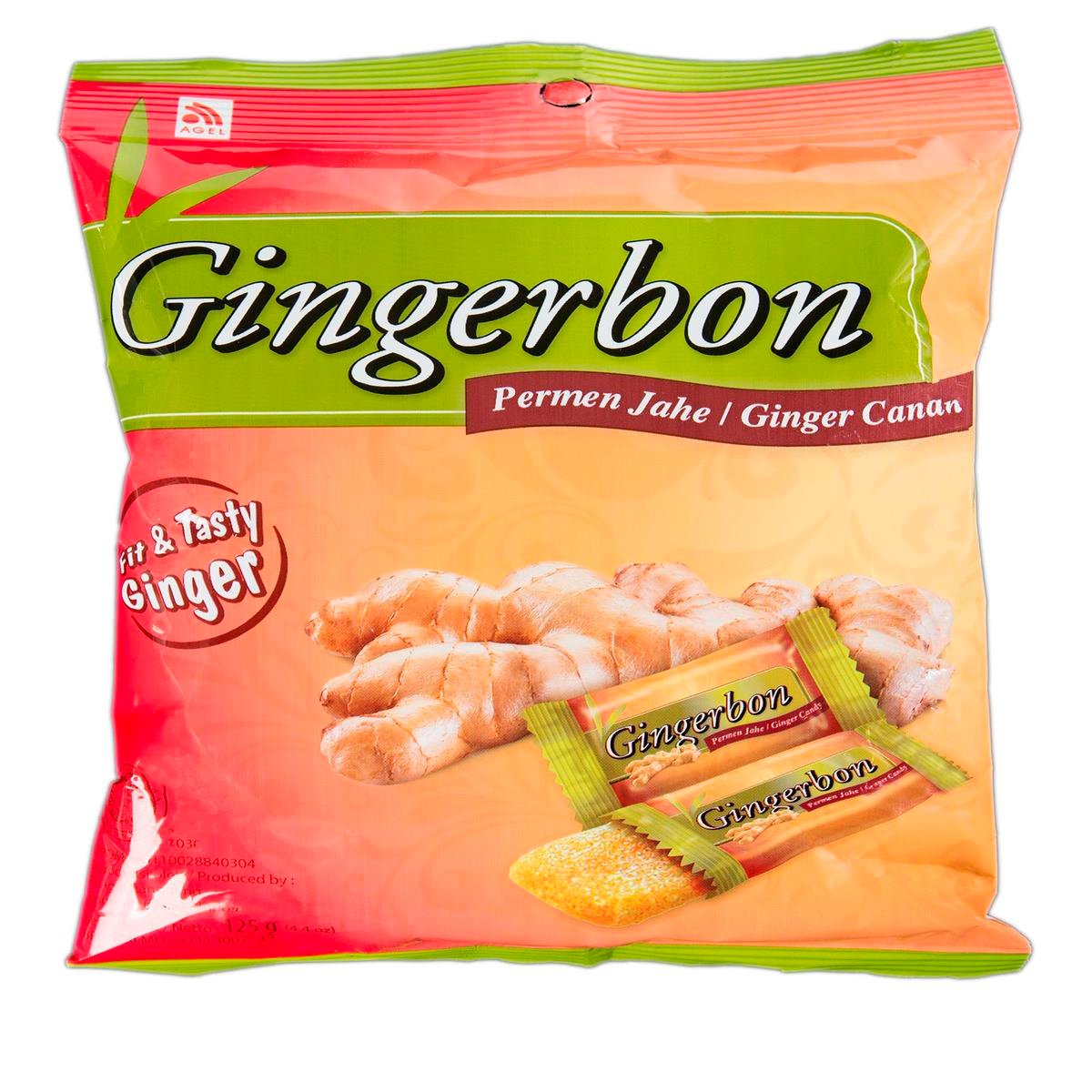 Agel Gingerbon Sweet Ginger Candy 125g