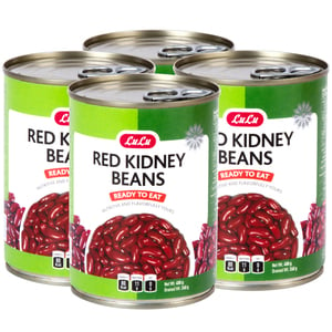 LuLu Red Kidney Beans Value Pack 4 x 400 g