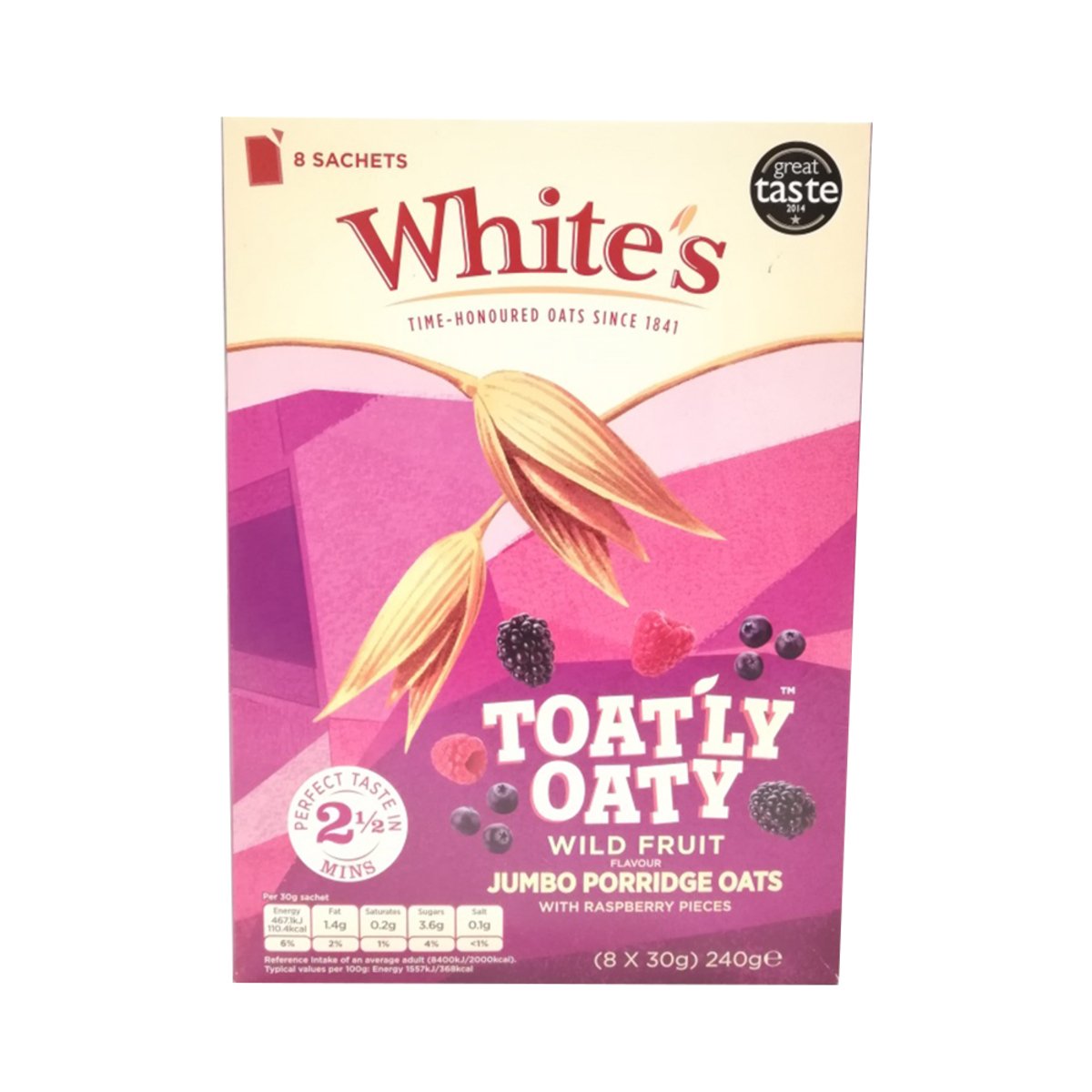 White's Toatly Oaty Wild Fruit Jumbo Oats 240 g
