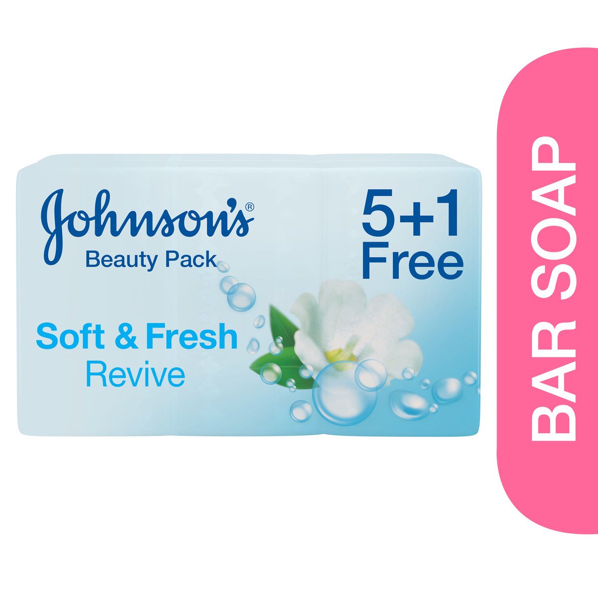 Johnson's Bath Soap Soft & Fresh Revive 6 x 125g