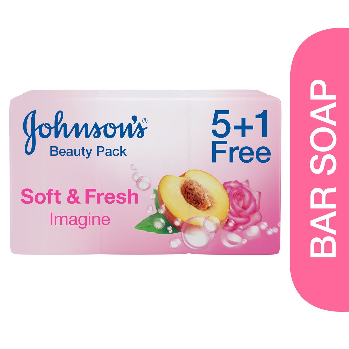 جونسون صابون استحمام نعومة وانتعاش 6 × 125 جم