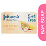 Johnson's Bath Soap Soft & Fresh Unwind 6 x 125g