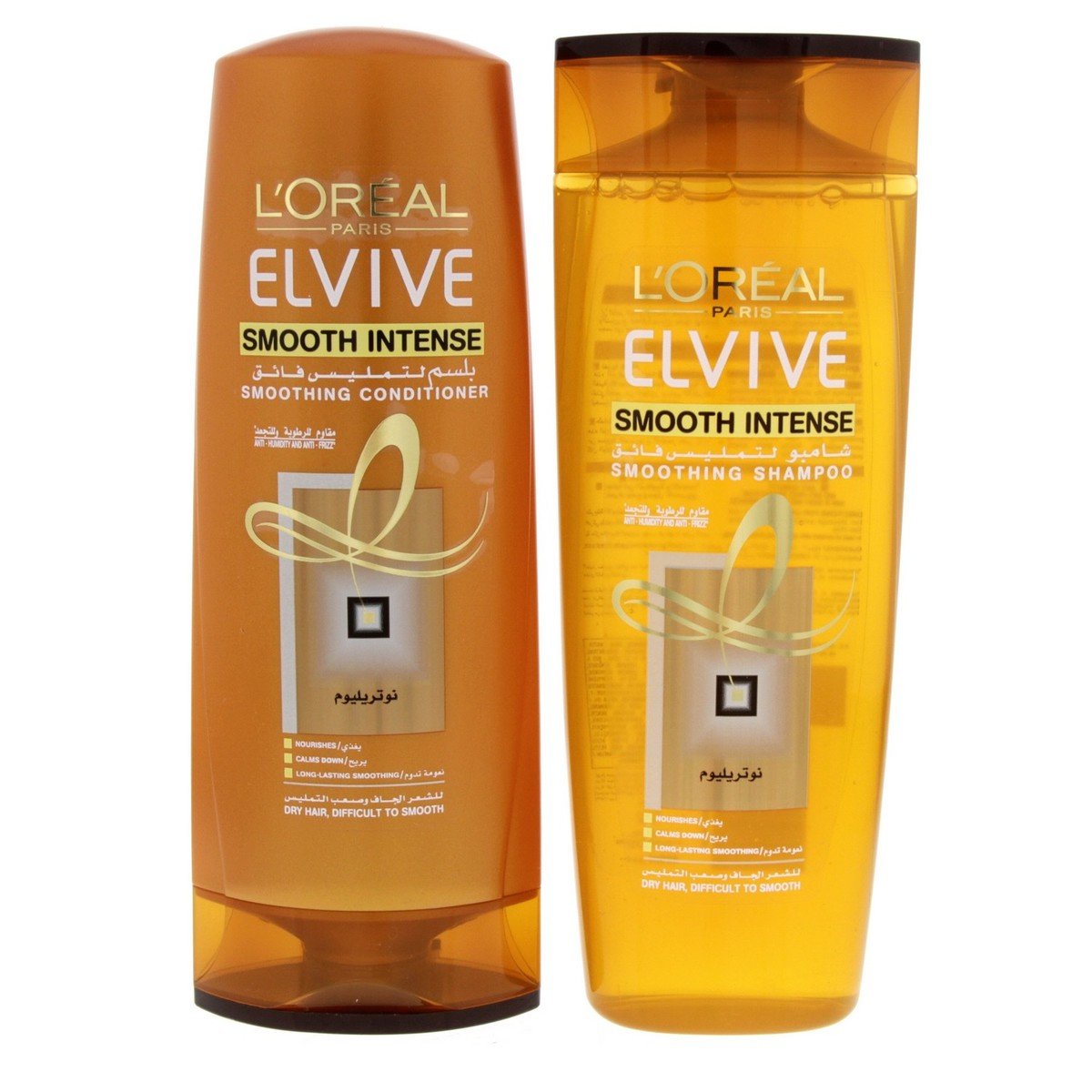 L'Oreal Elvive Smooth Intense Smoothing Shampoo 400 ml + Conditioner 400 ml