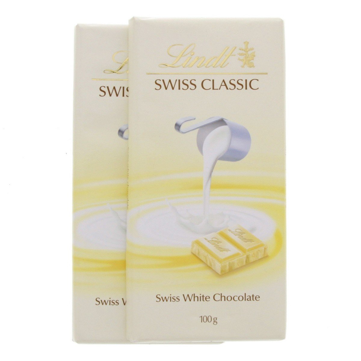 ليندت سويس كلاسيك شوكولاتة بيضاء ١٠٠ جرام × حبتين