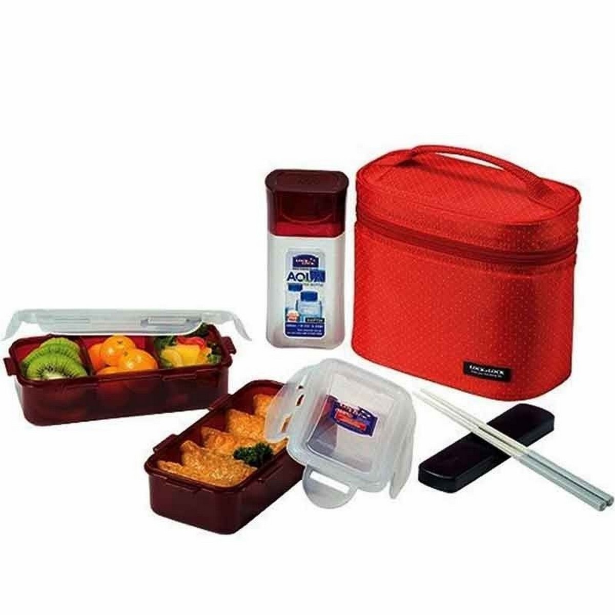 Lock&Lock Food Carrier HPL758D Red 1.2Ltr