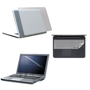 Trands Laptop Protector with Laptop Screen Protector Laptop Lid Skin Laptop Keyboard Skin, 15 Inch Laptop SP03