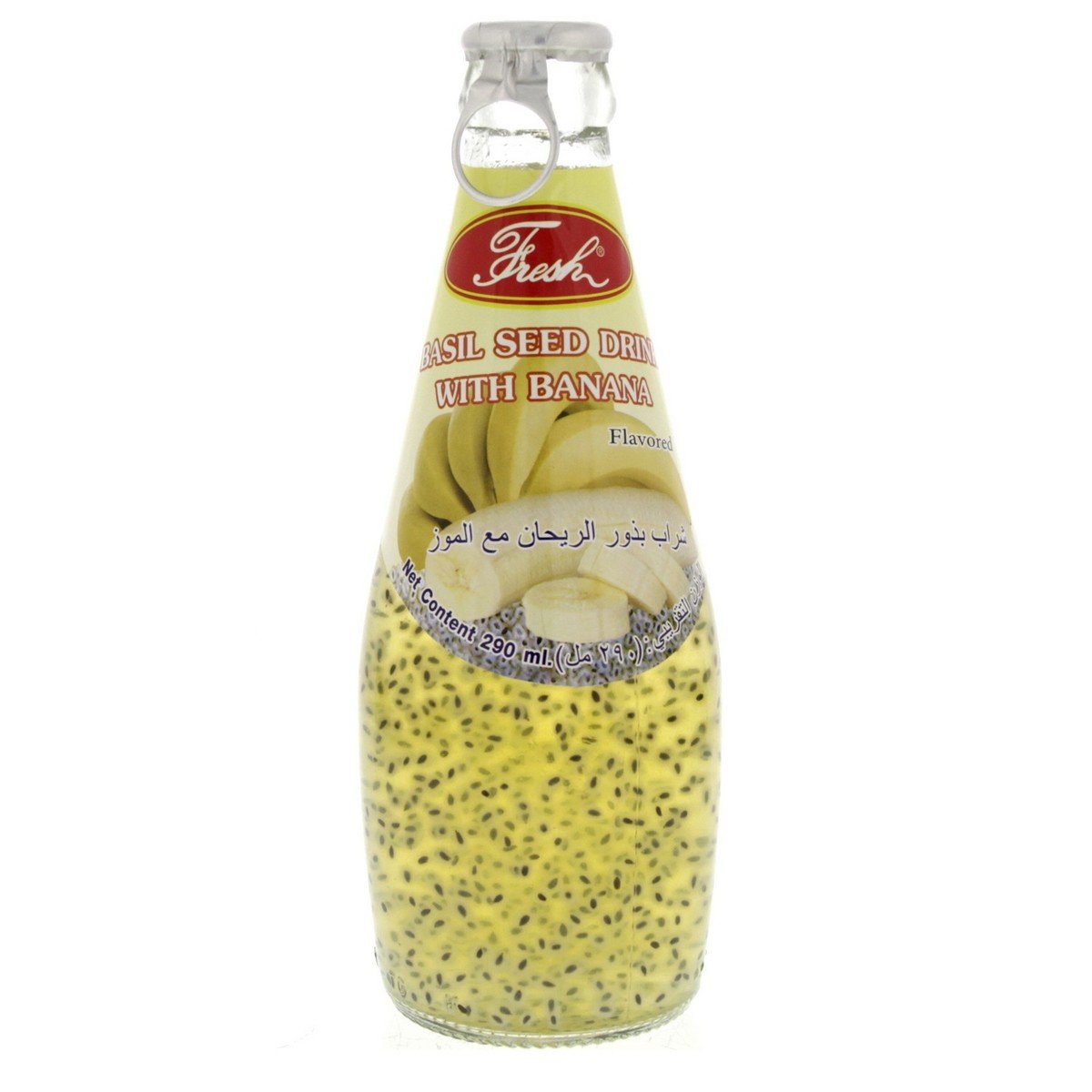 LuLu Basil Seed Drink With Banana Flavoured 290 ml