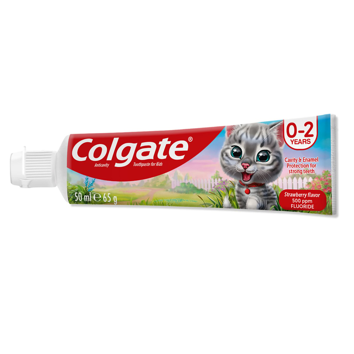 كولجيت معجون أسنان مضاد للتسوس للأطفال 0-2 سنوات بالفراولة 50مل
