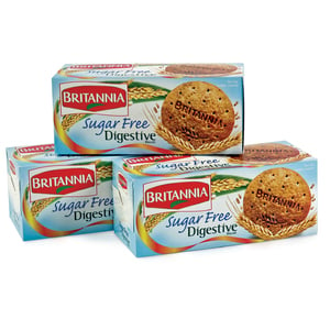 Britannia Digestive Sugar Free Biscuit 350g x 3