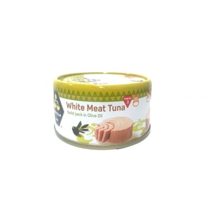 اشتري قم بشراء Al Wazzan White Meat Tuna In Olive Oil 160g Online at Best Price من الموقع - من لولو هايبر ماركت Canned Tuna في الكويت