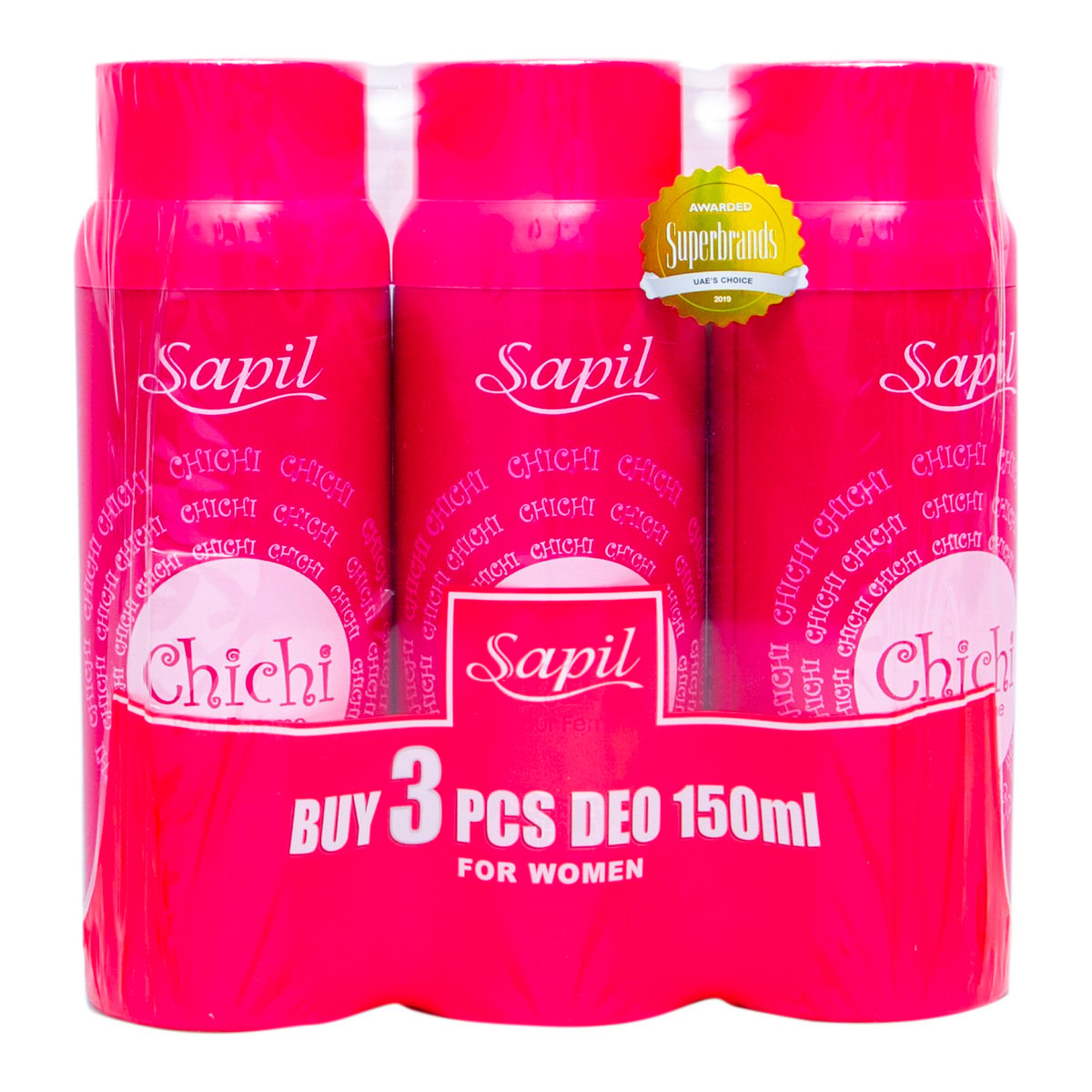 Sapil Chichi Pour femme Perfumed Deodorant For Women 3 x 150 ml
