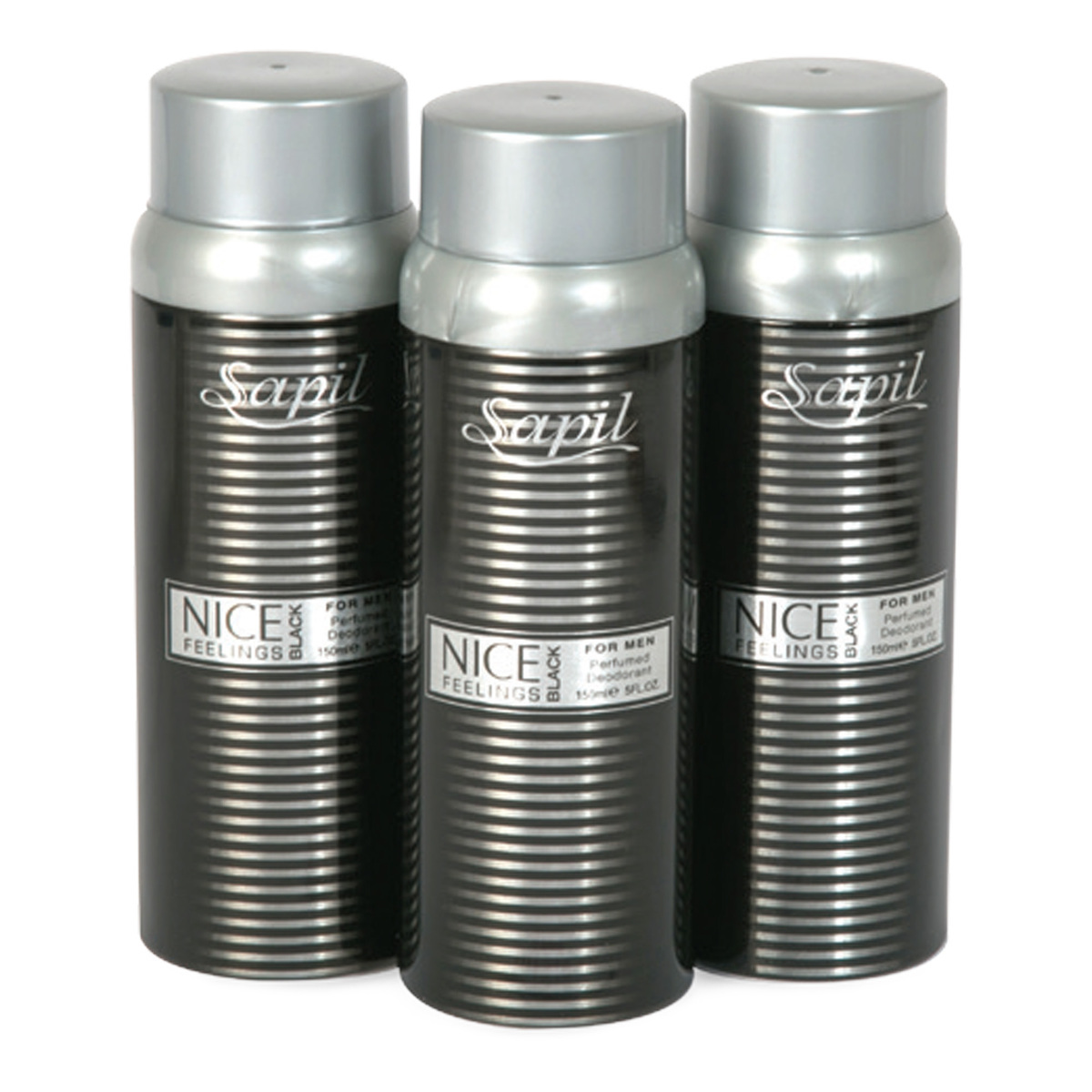 Buy Sapil Perfumed Deodorant Spray For Men Assorted 3 x 150 ml Online at Best Price | Mens Deodorants | Lulu UAE in UAE