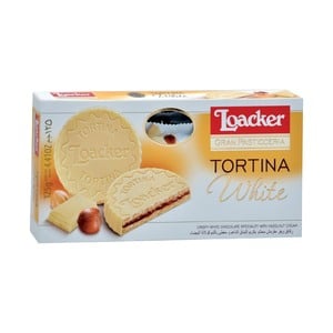 Buy Loacker Gran Pasticceria Tortina White Chocolate 125 g Online at Best Price | Wafer Biscuits | Lulu KSA in Saudi Arabia