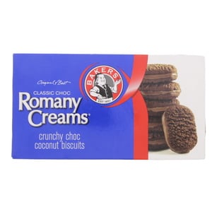 Bakers Romany Creams Crunchy Choc Coconut Biscuits 200g