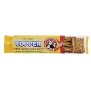 Topper Custard Flavoured Cream Biscuits 125 g