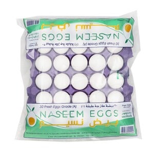 Turkish White Eggs Medium 30pcs