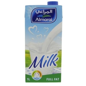 Buy Almarai Full Fat Long Life Milk 1 Litre Online at Best Price | UHT Milk | Lulu Egypt in Kuwait