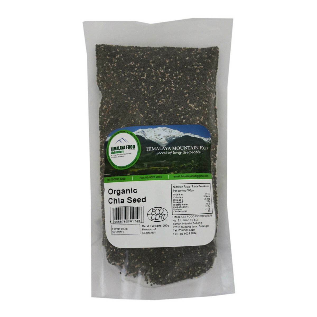 Himalaya Organic Chia Seed 250g