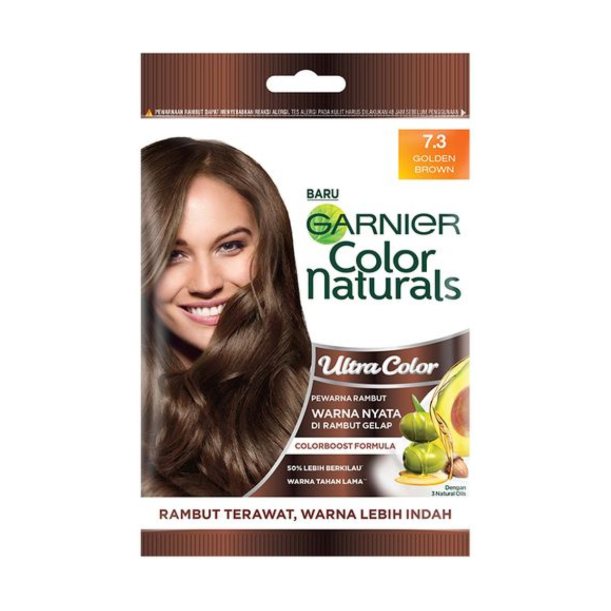 Garnier Hair Color Ultra Sachet Golden Brown  Online at Best Price |  Permanent Colorants | Lulu Malaysia