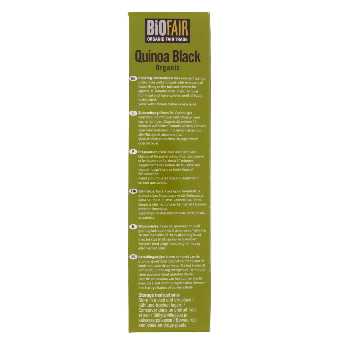 Bio Fair Organic Black Quinoa 400g