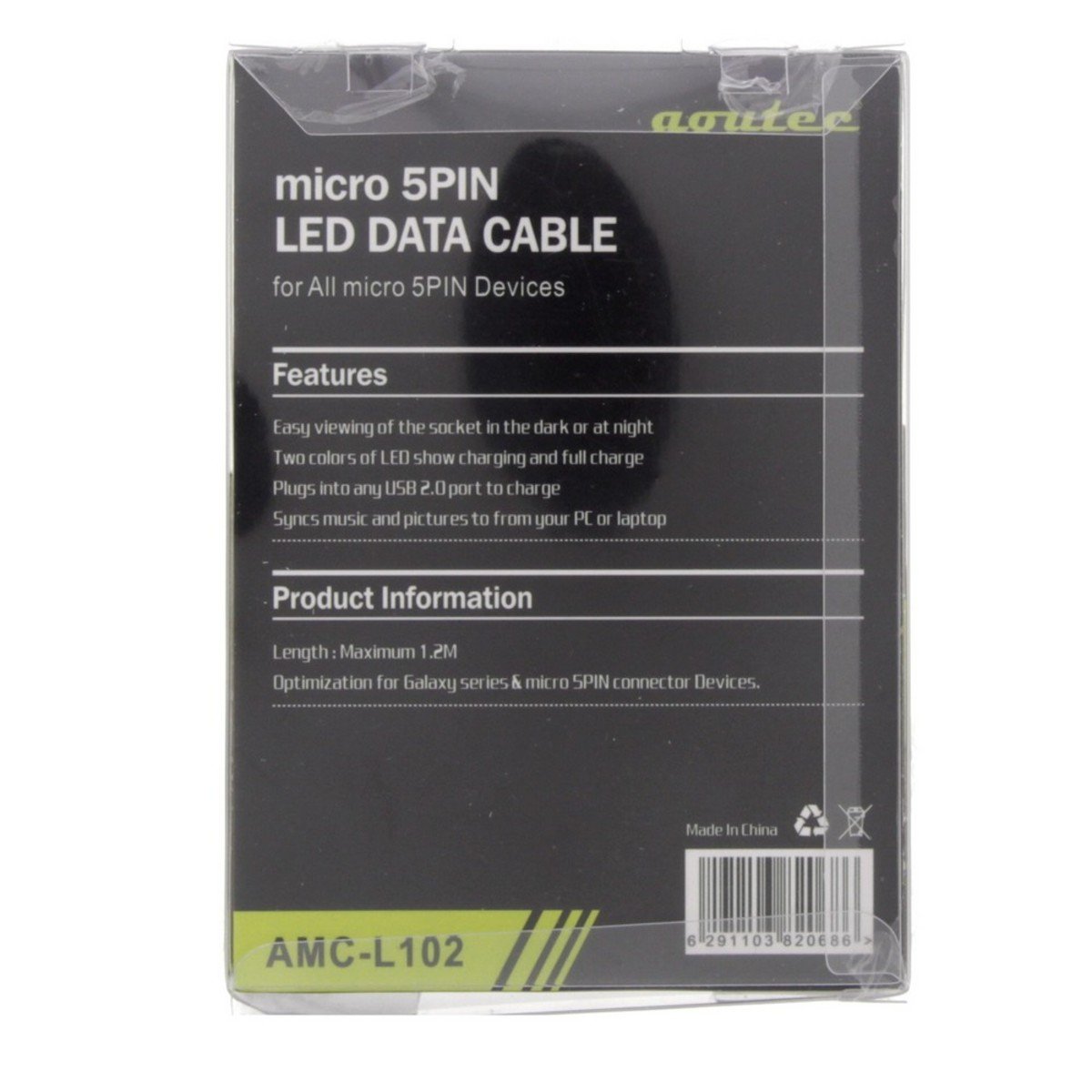 Aoutec LED Data Cable AMC-L102