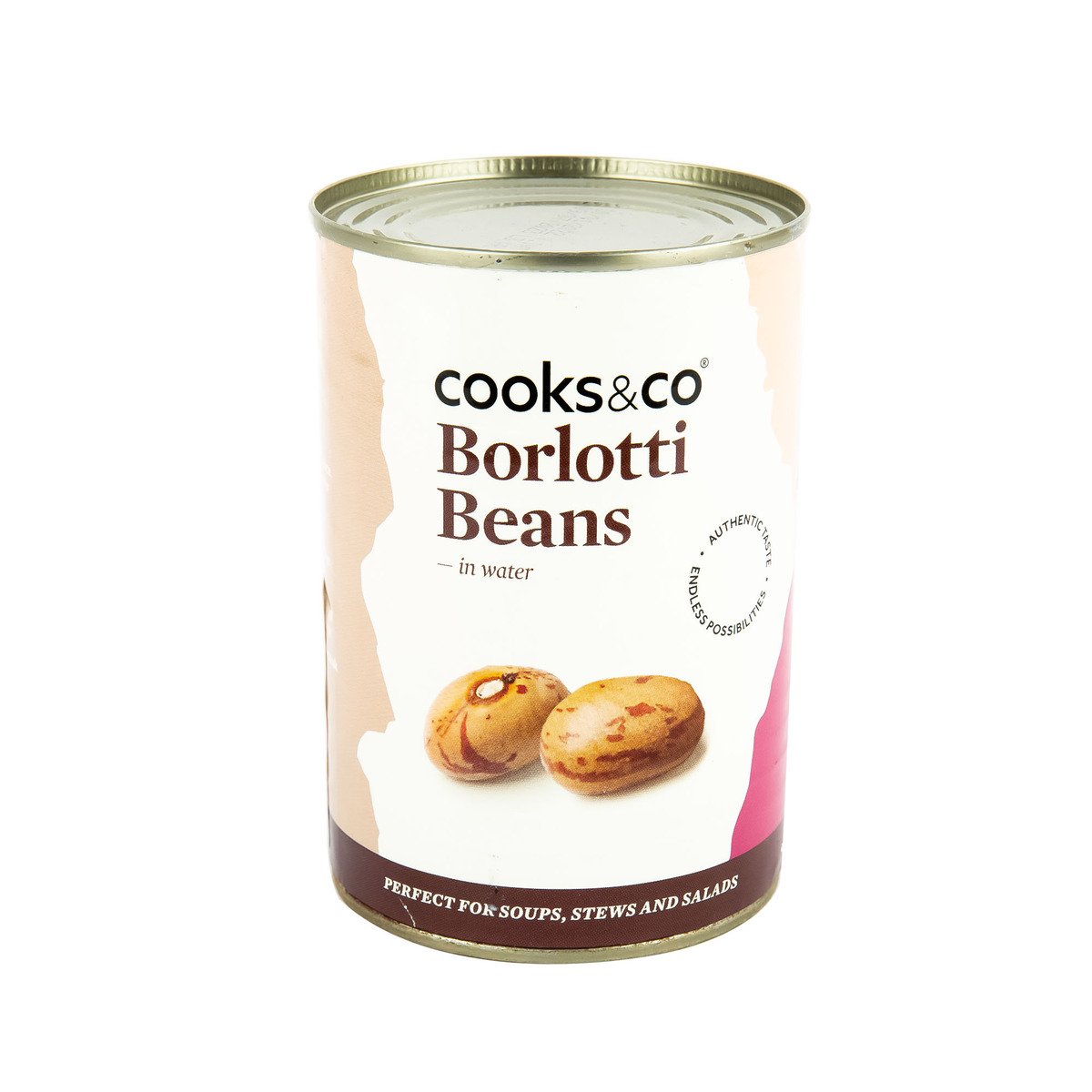 Cooks & Co Borlotti Beans in Water 400 g