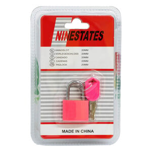 Nine States Color Pad Lock TKS25 20 mm