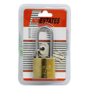 Nine States Brass Long Handle Pad Lock 32L 20 mm