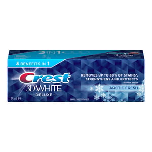 Crest 3D White Deluxe Arctic Fresh Toothpaste 75ml