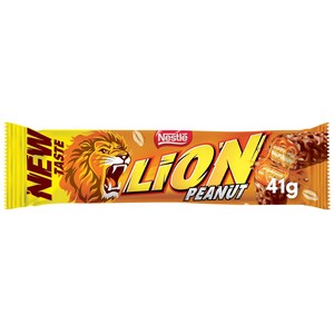 Buy Nestle Lion Peanut Chocolate Bar 24 x 41 g Online at Best Price | Covrd Choco.Bars&Tab | Lulu Kuwait in Kuwait