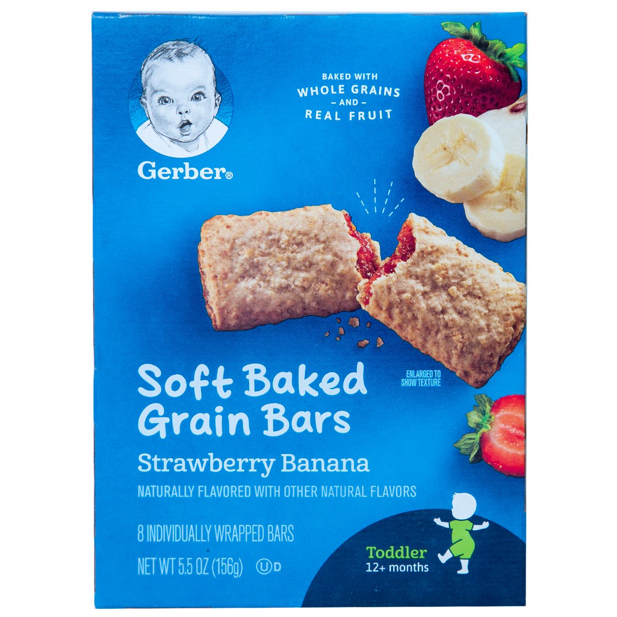 Gerber Soft Baked Grain Bar Strawberry & Banana 156 g