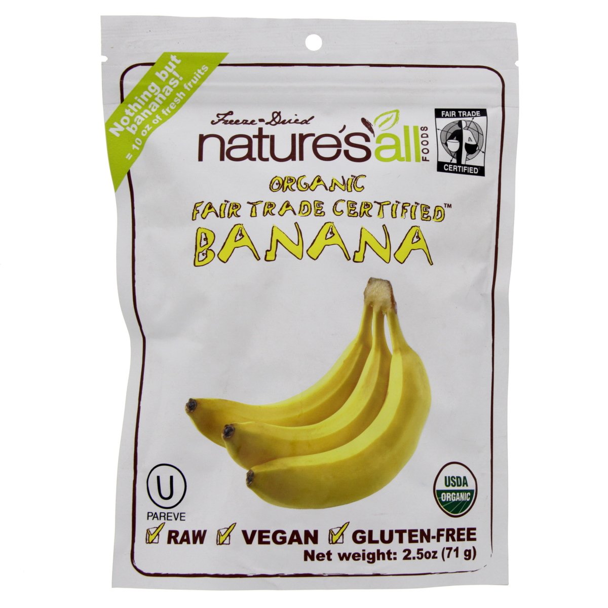 Nature's All Organic Banana 71 g