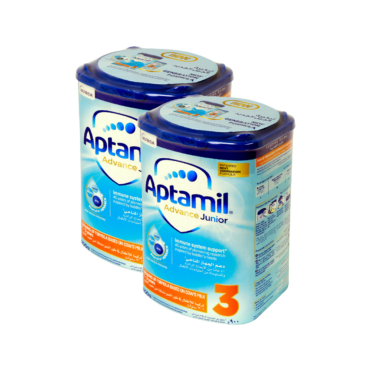 Aptamil Growing Up Formula Advance Junior 3 From 1-3 Years 2 x 900 g