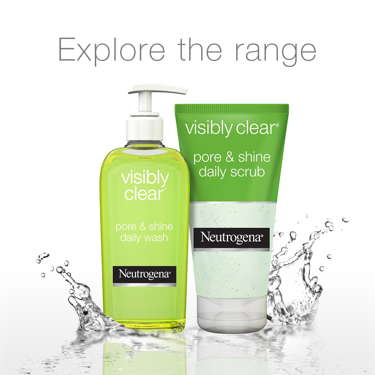 Neutrogena Facial Scrub Visibly Clear Pore & Shine 150 ml