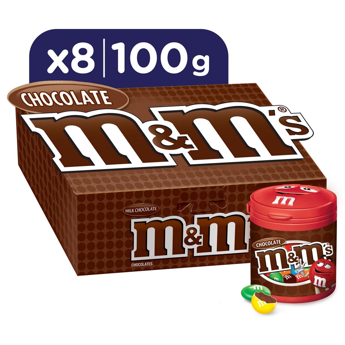M&M's Milk Chocolate Canister 100 g