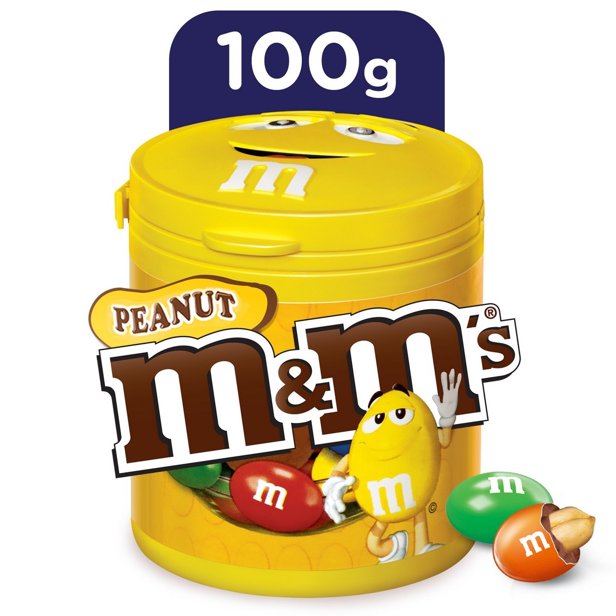 M&M's Peanut Chocolate Canister 100g