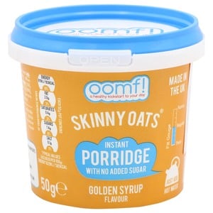 Oomf Skinny Oats Golden Syrup Flavour 50g