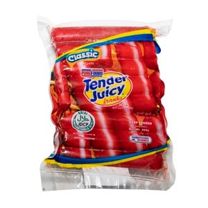 Pure Foods Classic Tender Juicy Franks 500 g