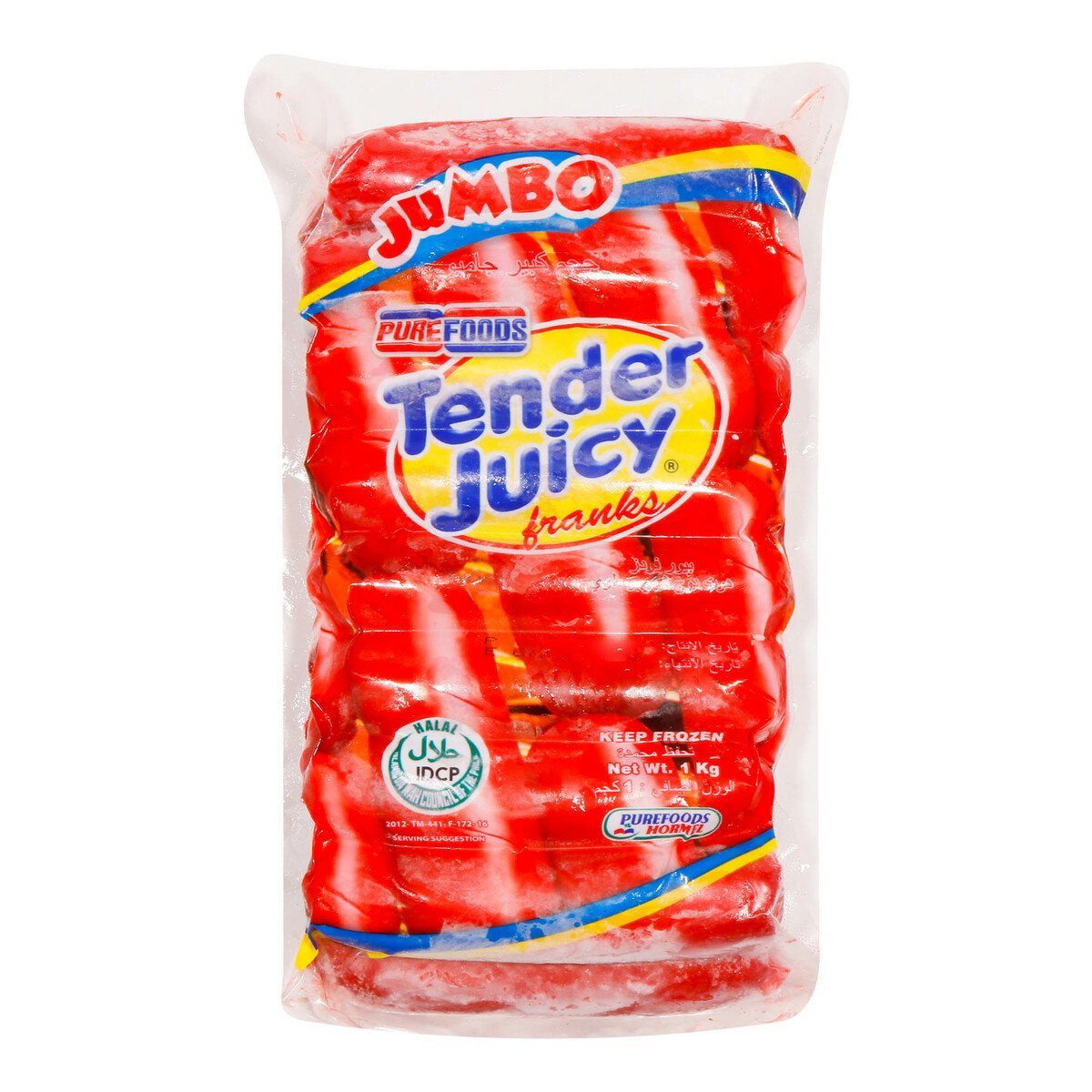 Pure Foods Tender Juicy Franks Jumbo 1 kg