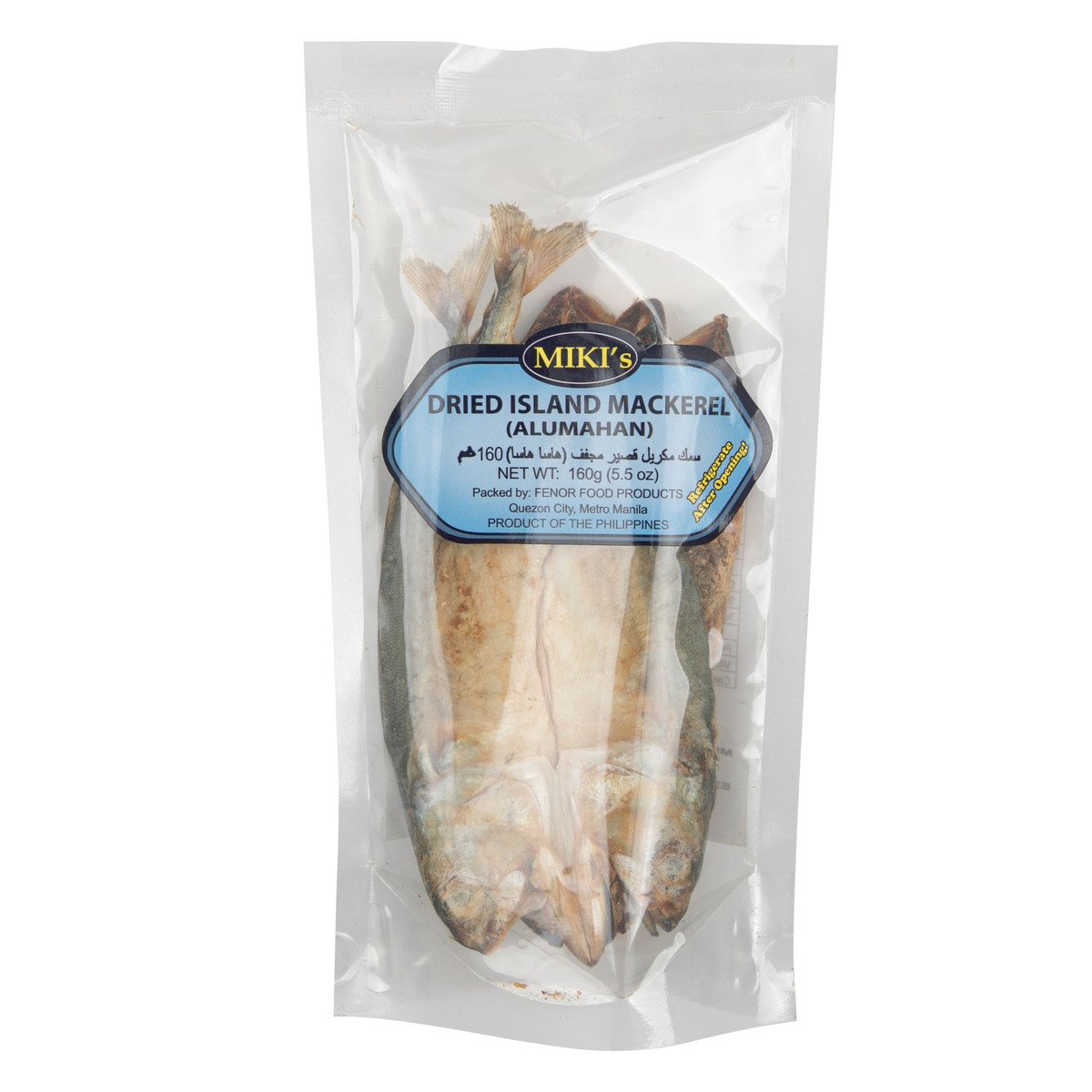 Miki's Dried Island Mackerel (Alumahan) 160 g