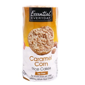 Essential Everyday Caramel Corn Rice Cakes 186g