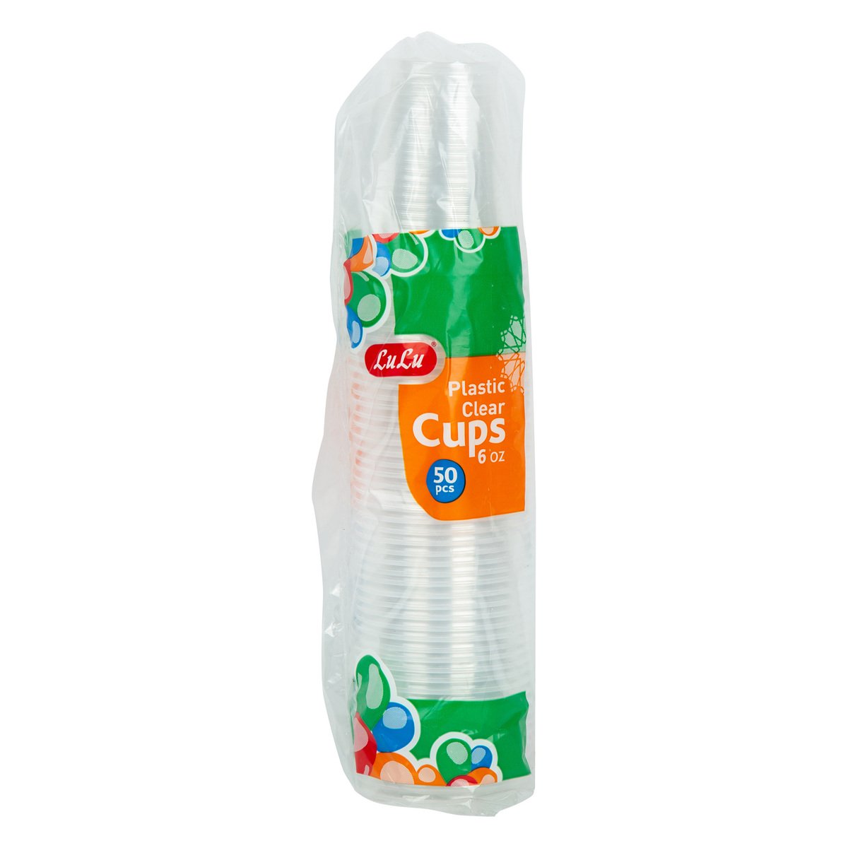 LuLu Plastic Clear Cups Size 6oz 50pcs