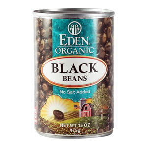 Eden Organic Black Beans No Salt Added 425g