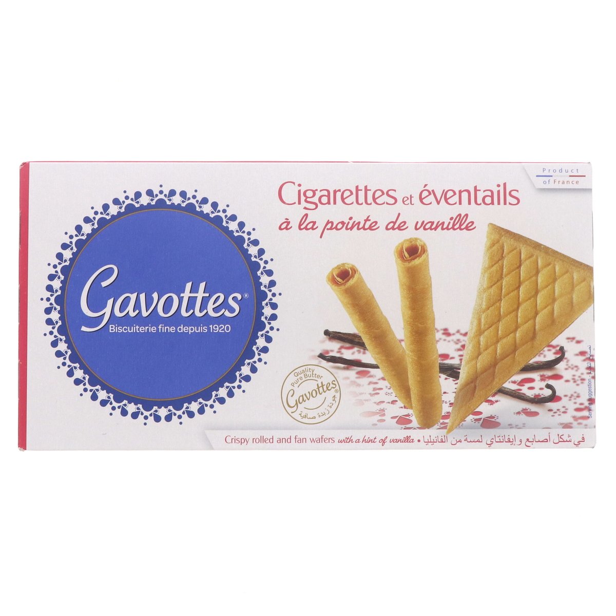 Gavottes Crispy Rolled And Fan Wafers100 g