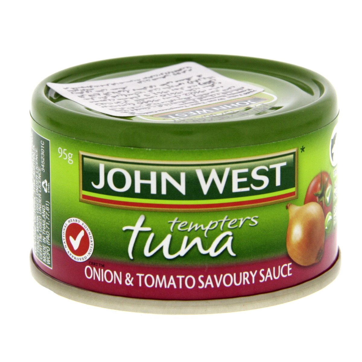 John West Tempters Tuna Onion And Tomato Savoury Sauce 95g